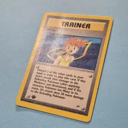 2000 Pokemon MISTY Gym Heroes 1ST EDITION Rare NON HOLO Card 102/132 WotC - Image 2