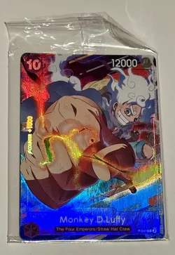 ONE PIECE CARD GAME Monkey D. Luffy P-041 Alt art 2024 Promo English Sealed - Image 1