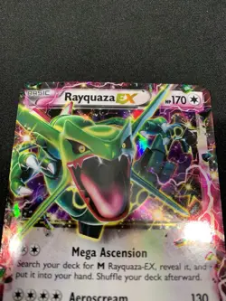 Pokemon TCG Rayquaza EX Holo Rare Black Star Promo Card XY66 - Image 2