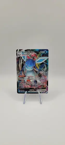 Pokemon TCG: Glaceon VMAX - (Holiday Calendar) 041/203 SNOWFLAKE NM Card - Image 1