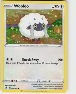 Wooloo - (Cosmos Holo) 222/264 Miscellaneous Cards & Products Promo - Image 1