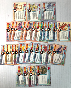 Lot of 31 Topps Pokemon TV Animation Cards 3 Holos Foil / 28 Non-holo Black - Image 5