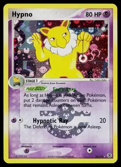 Pokemon Card - Hypno FireRed & LeafGreen 25/112 Rare Reverse Holo - Image 1
