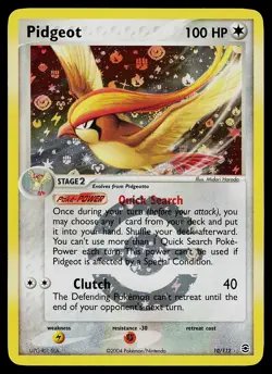Pokemon Card - Pidgeot FireRed & LeafGreen 10/112 Reverse Holo Rare - Image 1
