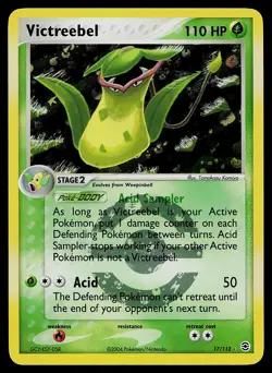 Pokemon Card - Victreebel FireRed & LeafGreen 17/112 Reverse Holo Rare - Image 1