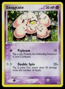 Pokemon Card - Exeggcute FireRed & LeafGreen 33/112 Uncommon Reverse Holo - Image 1