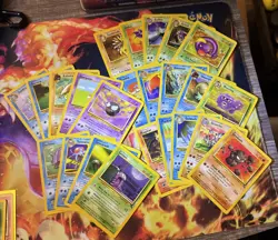 Fossil (Lot of 24) Non-Holo Pokemon Cards No Duplicates LP 🔥🔥 - Image 1