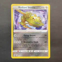 Pokemon TCG Karte - Radiant Steelix Shiny Holo Lost Origin 124/196 Near Mint - Image 3