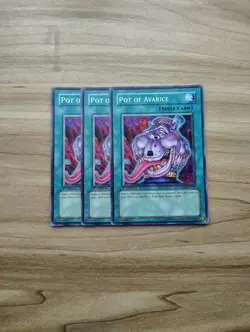Yu-Gi-Oh! - Pot Of Avarice 3X - Full Playset Of Cards - Image 1