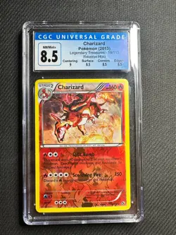 Pokemon TCG Charizard 19/113 Legendary Treasures 2013 Holo Rare Card CGC 8.5 - Image 1