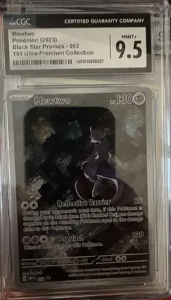 Pokemon Mewtwo 052 Black Star Promos Promo Holo CGC 9.5 TCG Card - Image 1