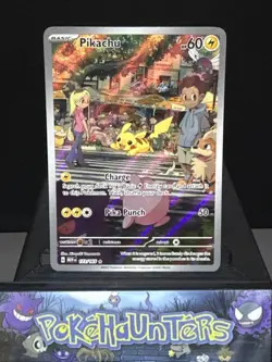 Pokemon Card Pikachu 173/165 Scarlet 151 Illustration Rare Near Mint - Image 1