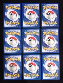 Lot Of 9 Vintage Fossil Pokemon Cards Regular Finish LP Commons - Image 2