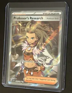Professor's Research 240/198 Scarlet & Violet Full Art Ultra Rare Pokemon Card💎 - Image 2