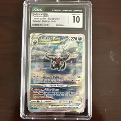 Darkrai VSTAR Crown Zenith: Galarian Gallery Holo Card GG50/GG70 CGC 10 - Image 1