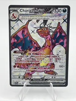 Charizard ex #056 SV Black Star Promo Pokemon Card Illustration Rare Holo - Image 1