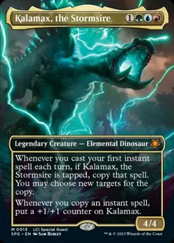 Kalamax, the Stormsire - Foil - Borderless NM, English MTG Lost Caverns of Ixala - Image 1