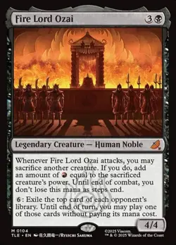 Fire Lord Ozai TLE NM MTG - Image 1