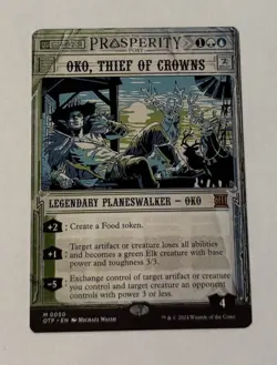 MTG Oko, Thief of Crowns - Outlaws Of Thunder Junction Breaking News LP - Image 1