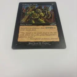 Culling the Weak LP 55 / 143 Exodus MTG 4 Black Mana Source English Instant - Image 2