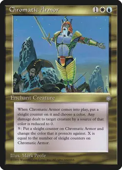 1x Chromatic Armor - LP - Ice Age - SPARROW MAGIC mtg - Image 1