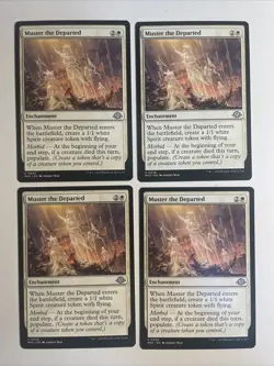 4x Modern Horizons 3 Muster The Departed NM/M Magic The Gathering Mtg - Image 1
