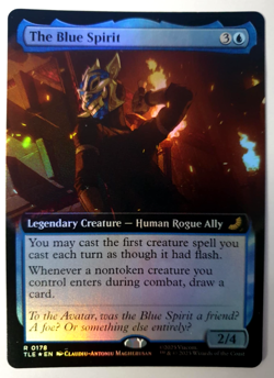 The Blue Spirit - FOIL Extended Rare - MTG Avatar TLE - 0178 NM - Image 1