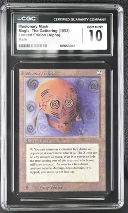 Illusionary Mask (CGC GEM MINT 10) - MTG Limited Edition: Alpha - RareCo - Image 1