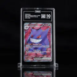 Pokemon Gengar EX Full Art Ultra Rare TCG Card Temporal Forces 193/162 TAG 10 - Image 1