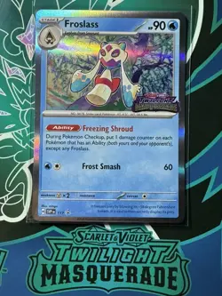 Pokemon Froslass SVP 117 - Twilight Masquerade PRERELEASE HOLO PROMO - Image 1