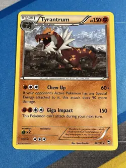 LP Tyrantrum 62/111 Pokemon XY Furious Fists Lightly Played Ships Quick - Image 1