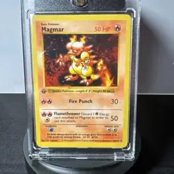 1999 Pokemon Card TCG Base Set Magmar 1st Edition Shadowless 36/102 LP Vintage - Image 1