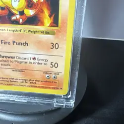 1999 Pokemon Card TCG Base Set Magmar 1st Edition Shadowless 36/102 LP Vintage - Image 4