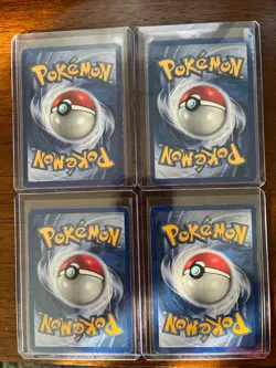 1st Edition Shadowless Pokemon Lot - Poliwhirl, Magmar, Drowzee & Pidgey (LP) - Image 2