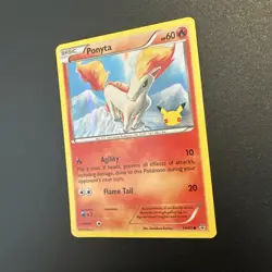 Pokemon TCG Ponyta Generations 14/83 Holo Common 20th special edition - Image 3