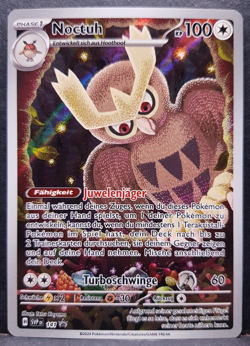 Noctuh SVP 141 Stellarkrone Full Art Promo Pokemon Pokemon Karte Deutsch NM - Image 1