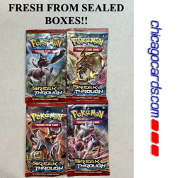 ONE PACK Pokemon XY Breakthrough Random Cover Booster SEALED Unscaled - Image 1