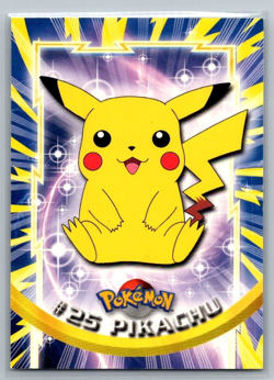 Pikachu #25 Pokemon 1999 Topps TV - Image 1