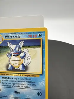 Pokemon TCG Wartortle Base Set 42/102 Regular Unlimited Uncommon - Ken Sugimori - Image 4