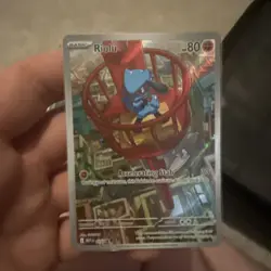 Pokemon TCG Riolu 010 Lucario Mega Evolution ETB Promo - Image 1