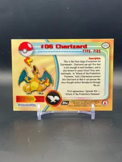 1999 Topps Pokemon Charizard #06 - Image 2