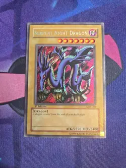 Yugioh Serpent Night Dragon MRL-103 Secret Rare 1st Edition MP+ - Image 1