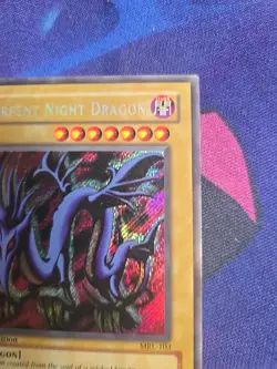 Yugioh Serpent Night Dragon MRL-103 Secret Rare 1st Edition MP+ - Image 3