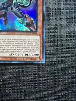Yu-Gi-Oh Berserkion the Electromagna Warrior SDMY-EN004 Ultra Rare 1st Edition - Image 4