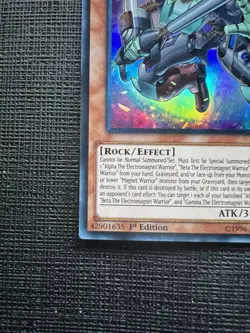 Yu-Gi-Oh Berserkion the Electromagna Warrior SDMY-EN004 Ultra Rare 1st Edition - Image 5
