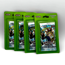 4x Yu-Gi-Oh 2020 Brand New Sealed Legend of Blue Eyes White Dragon Blister Packs - Image 1