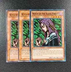 Yu-Gi-Oh - Witch Of The Black Forest 3X - Full Playset - Image 1
