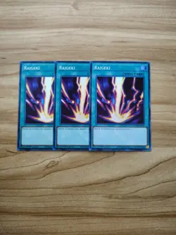 Yu-Gi-Oh! - Raigeki 3X - Full Playset - Super Rare / Holo - Image 1