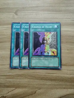Yu-Gi-Oh! - Change Of Heart 3X - Full Playset - Image 1
