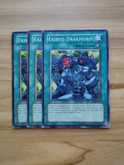Yu-Gi-Oh - Ekibyo Drakmord 3X - Full Playset - Image 1